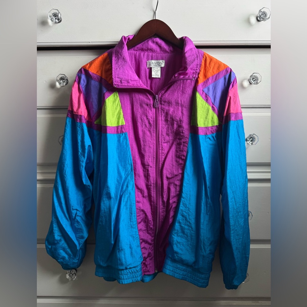 Colorful windbreaker